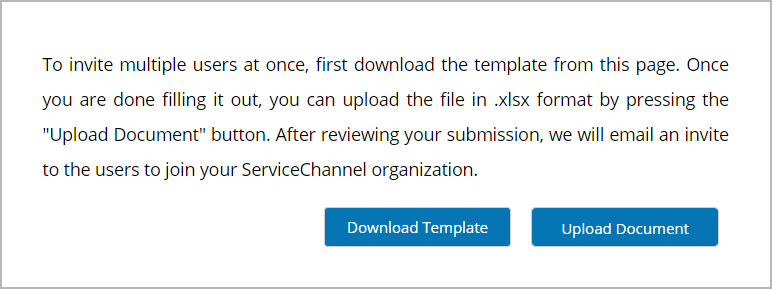 Click Download Template