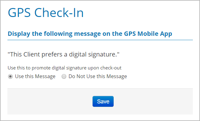 Digital signature settings for SC Provider in admin settings
